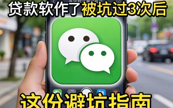 微信有什么贷款软件？被坑过3次后，我总结了这份避坑指南