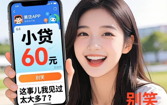 能下款的手机app小贷60元？别笑，这事儿我见过太多