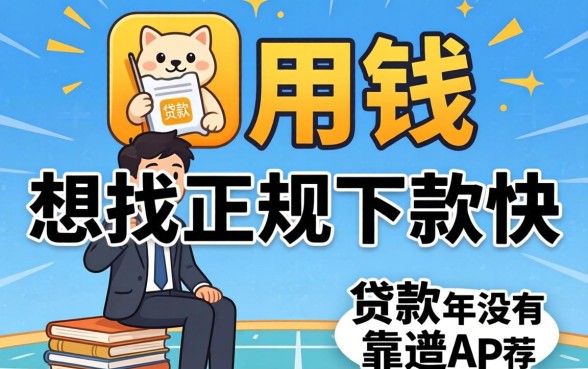 急用钱想找正规下款快的贷款app,2026年有没有靠谱推荐?