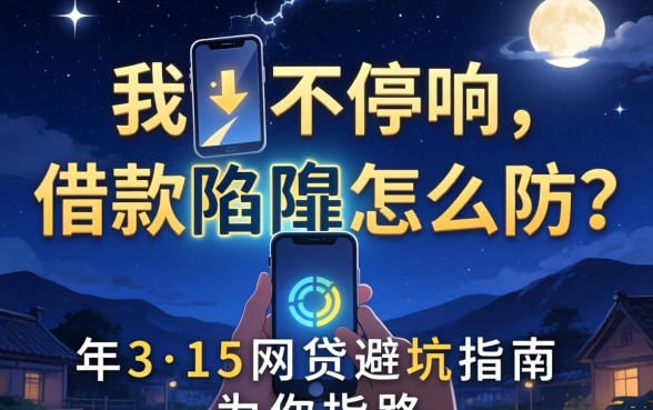 深夜手机不停响，借款陷阱怎么防？2026年3·15网贷避坑指南为你指路