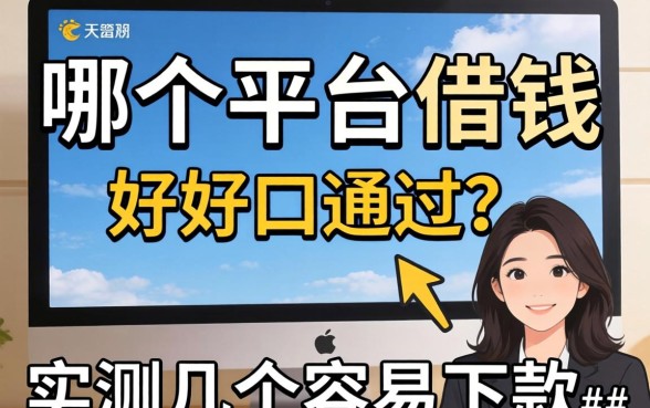 资质不好哪个平台借钱好通过？实测几个容易下款的口子