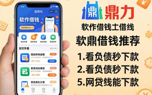 怎么在手机上用软件借钱，鼎力推荐五个不看负债秒下款的网贷软件