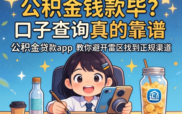 急需用钱却屡屡碰壁？公积金贷款app口子查询真的靠谱吗？教你避开雷区找到正规渠道