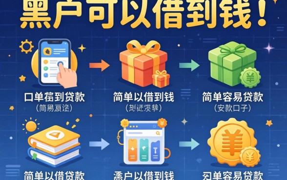 黑户可以借到钱的app，详细阐述五个简单容易贷款口子