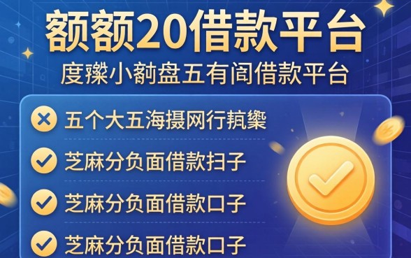 小额度2千的借款平台，详尽说明五个芝麻分负面借款的口子