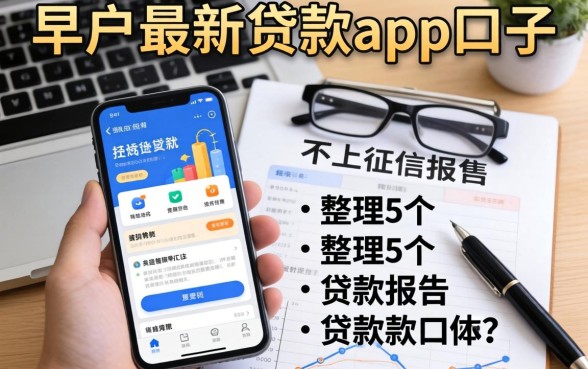 黑户最新贷款app好口子,整理5个不上征信报告的贷款口子