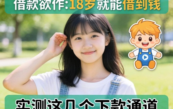 有什么借款软件18岁就能借到钱？实测这几个下款通道