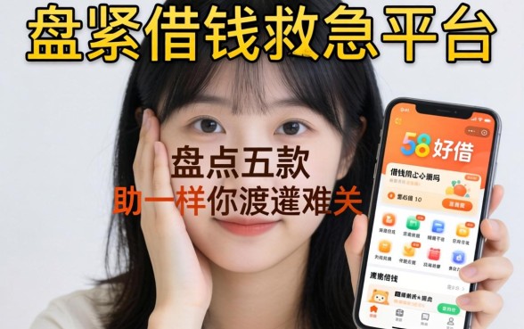 手头紧想借钱救急?类似58好借一样的借钱软件靠谱吗?盘点五款良心平台助你渡过难关