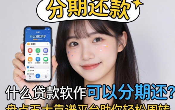 手头紧想分期还款?什么贷款软件可以分期还?盘点五大靠谱平台助你轻松周转