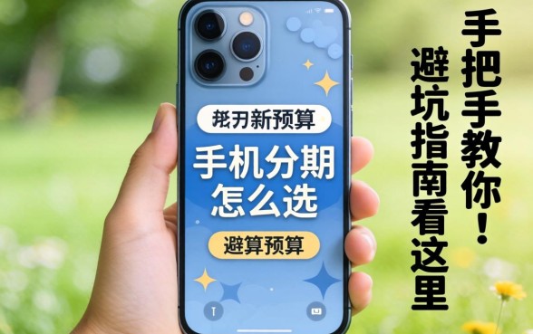 想入手新款iPhone却预算不足？手把手教你手机分期怎么选，避坑指南看这里！