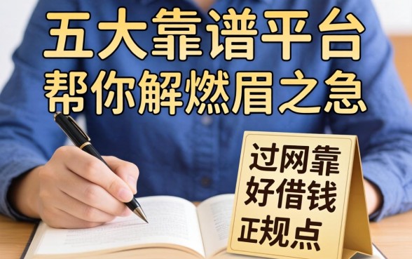 急需资金周转？哪个网络平台好借钱正规点？这五大靠谱平台帮你解燃眉之急