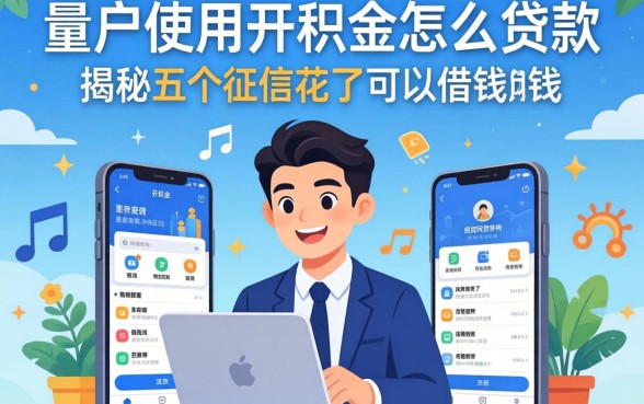 黑户使用公积金怎么贷款，揭秘五个征信花了可以借钱的网贷软件
