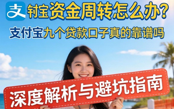 急需资金周转怎么办?支付宝九个贷款口子真的靠谱吗?深度解析与避坑指南