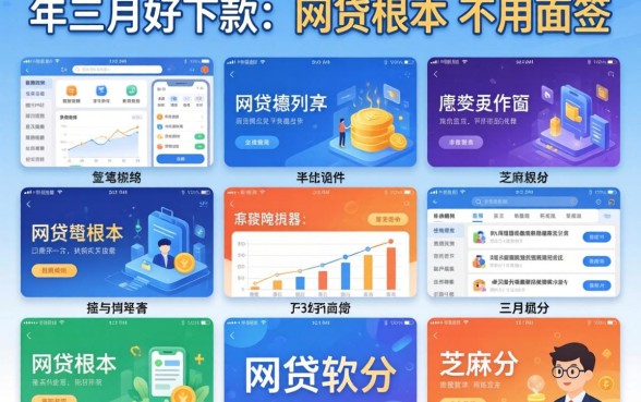 我试了十几款软件，发现2026年三月好下款的网贷根本不用面签和芝麻分