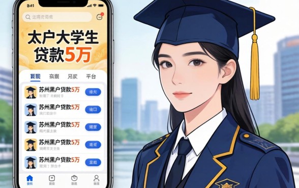 黑户大学生贷款3万的平台，细致阐述五个苏州黑户贷款5万的app