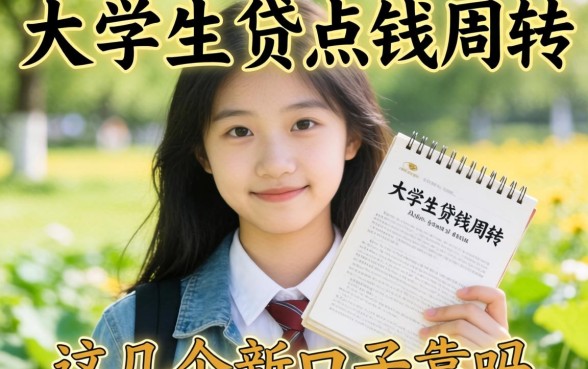 求助！2026年大学生想贷点钱周转，这几个新口子靠谱吗？