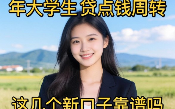 求助！2026年大学生想贷点钱周转，这几个新口子靠谱吗？