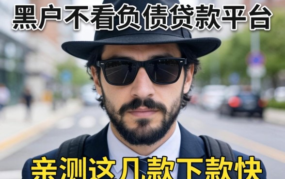 揭秘黑户2026不看负债的贷款平台有哪些，亲测这几款下款快