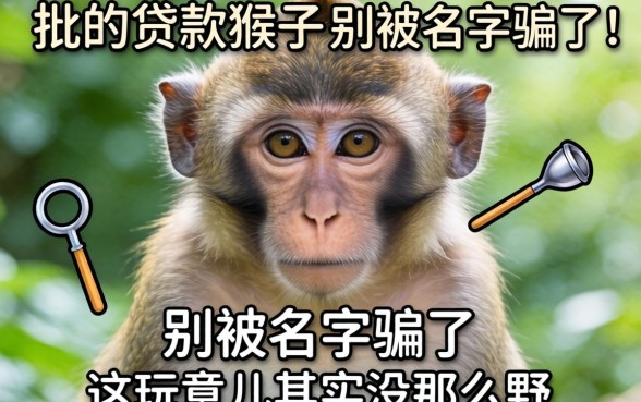最容易批的贷款猴子：别被名字骗了，这玩意儿其实没那么野