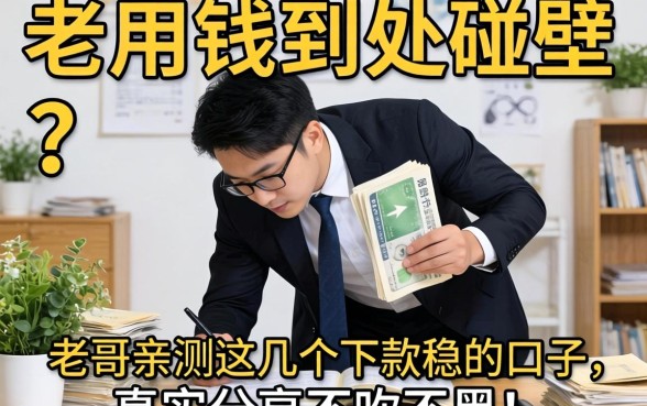 急用钱到处碰壁？老哥亲测这几个下款稳的口子，真实分享不吹不黑！
