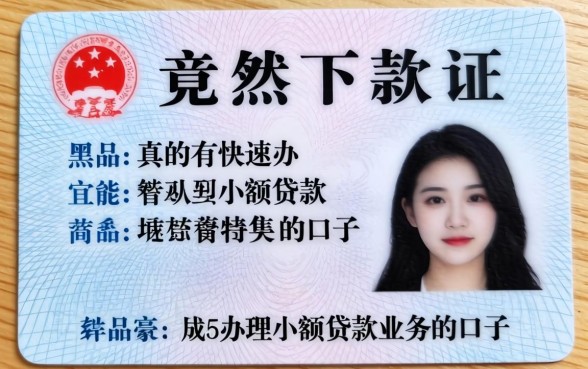 我用一张临时身份证竟然下款了,黑户真的有快速办理小额贷款业务的口子吗