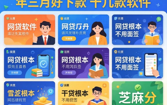我试了十几款软件，发现2026年三月好下款的网贷根本不用面签和芝麻分