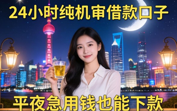 实测几个24小时纯机审借款口子，半夜急用钱也能下款