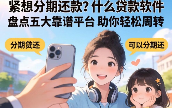 手头紧想分期还款?什么贷款软件可以分期还?盘点五大靠谱平台助你轻松周转
