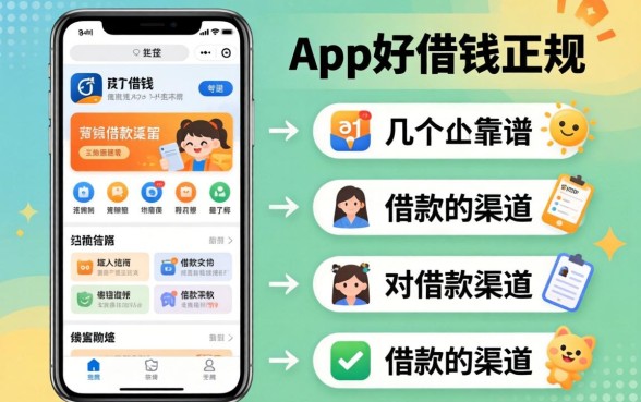 现在什么app好借钱正规？整理了几个靠谱的借款渠道