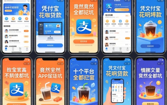 我试了十几个平台，发现那些宣传凭支付宝花呗贷款的app竟然全是坑