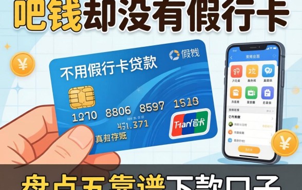 急需用钱却没有银行卡？不用银行卡贷款的软件真的存在吗？盘点五个靠谱下款口子