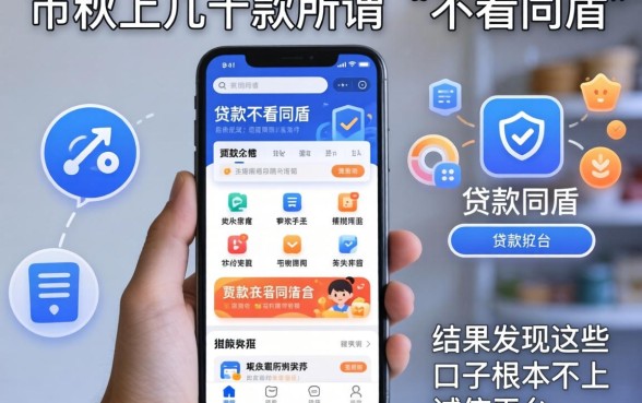 我试了市面上几十款所谓“不看同盾”的贷款软件，结果发现这些口子根本不上诚信平台