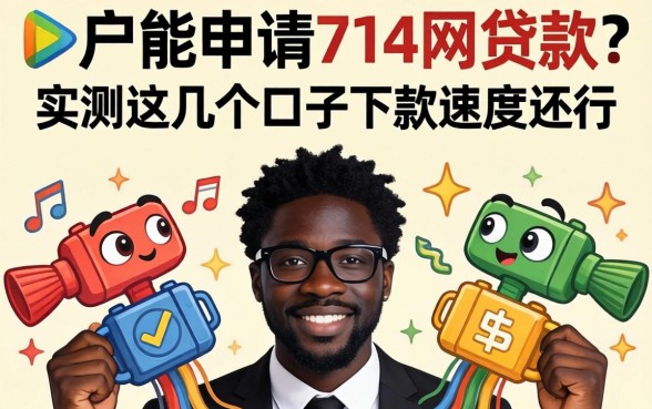黑户能申请714网贷款？实测这几个口子下款速度还行