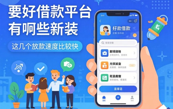 盘点最好借款平台有哪些软件，这几个放款速度比较快