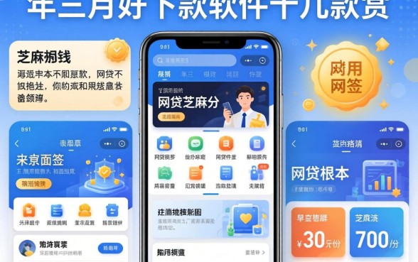 我试了十几款软件，发现2026年三月好下款的网贷根本不用面签和芝麻分