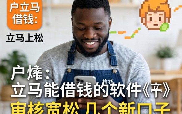 黑户立马能借钱的软件：审核宽松的几个新口子