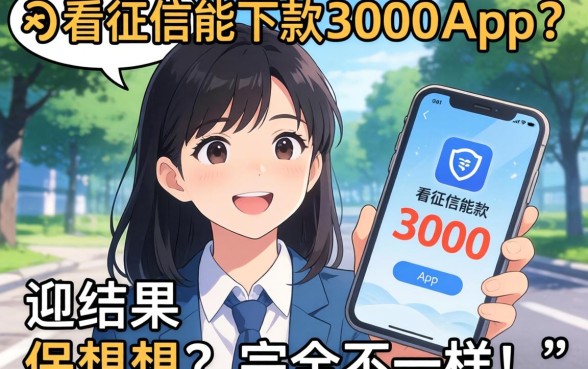 我试了那些不看征信能下款3000的app,结果和你想的完全不一样