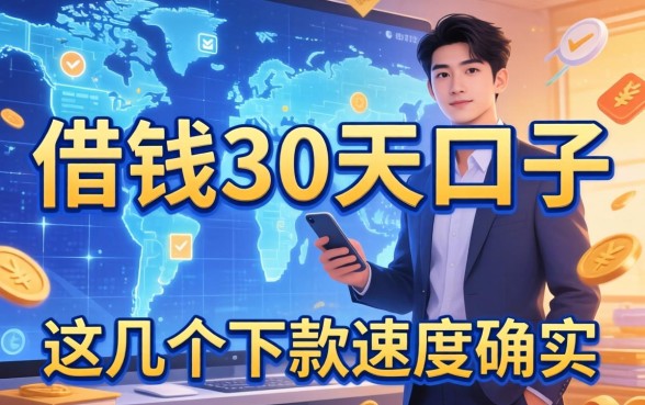 揭秘2026借钱30天的口子，这几个下款速度确实还行