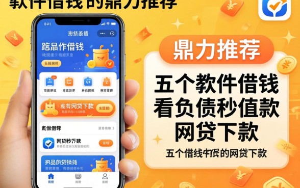 怎么在手机上用软件借钱，鼎力推荐五个不看负债秒下款的网贷软件