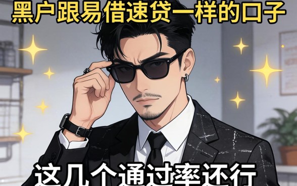 揭秘黑户跟易借速贷一样的口子,这几个通过率还行