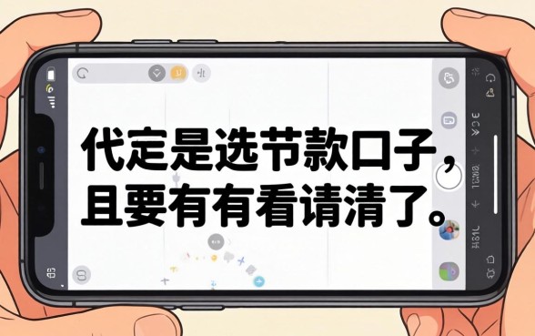 我翻遍了手机也没找到下款口子，直到看清了这行字