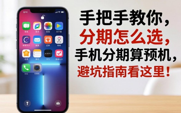 想入手新款iPhone却预算不足？手把手教你手机分期怎么选，避坑指南看这里！