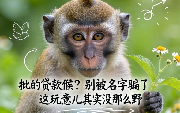 最容易批的贷款猴子：别被名字骗了，这玩意儿其实没那么野
