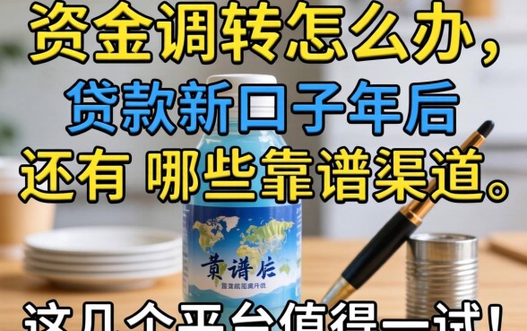 急需资金周转怎么办？贷款新口子2026年后还有哪些靠谱渠道？这几个平台值得一试！