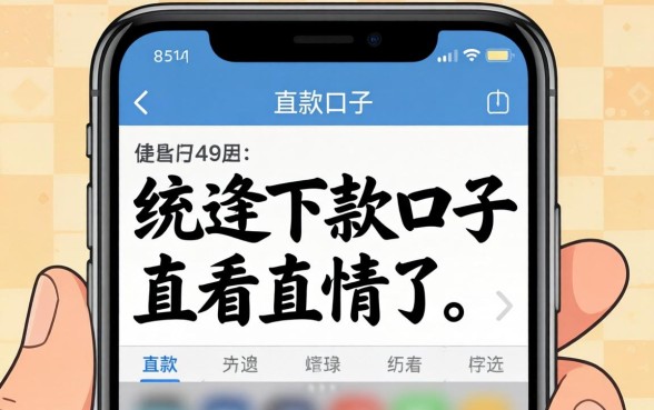 我翻遍了手机也没找到下款口子，直到看清了这行字