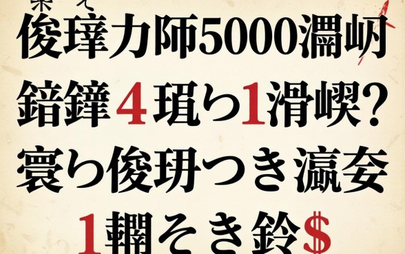 寰俊绉掑嚭5000瀹炴祴锛岃繖鍑犲涓嶆煡寰佷俊鐨勫彛瀛愭晳鎬ョ湡绠＄敤