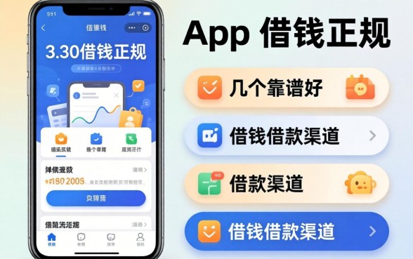 现在什么app好借钱正规？整理了几个靠谱的借款渠道