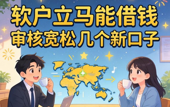 黑户立马能借钱的软件：审核宽松的几个新口子