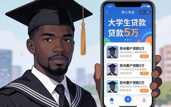 黑户大学生贷款3万的平台，细致阐述五个苏州黑户贷款5万的app